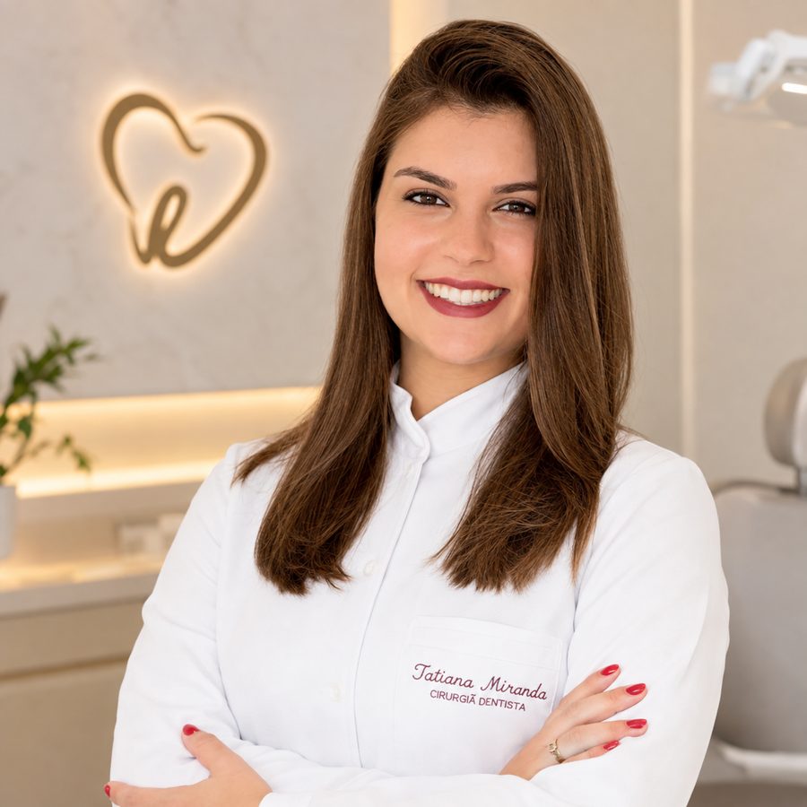 Dra. Tatiana Campos, cirurgiã-dentista